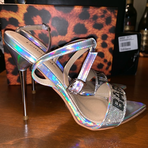 New Barbie ✨ Tingz Rhinestone Holo Stiletto Heels - Picture 6 of 8